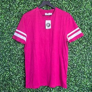 Topman Tee W/ white stripes on sleeves
